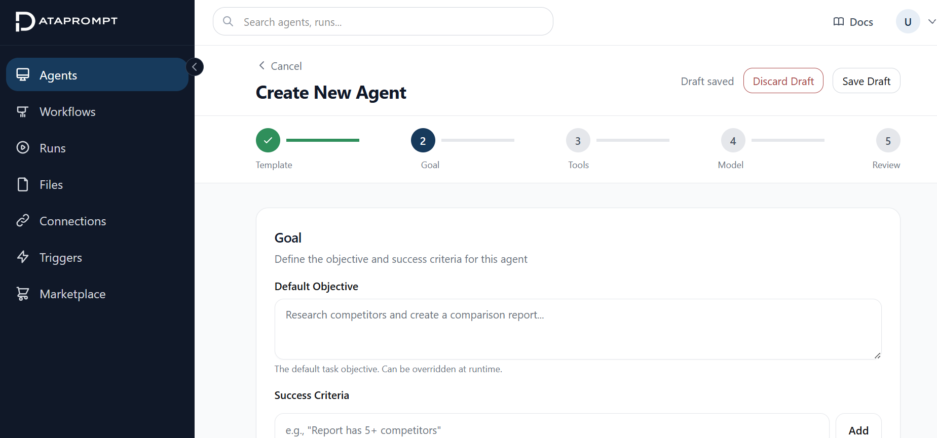 DataPrompt Dashboard Demo